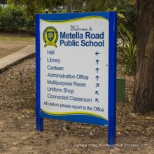 Colégio Universitário de escola pública guia diretório Signage